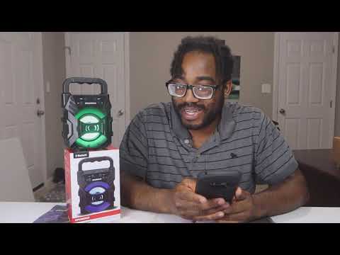 Sylvania LED Light Bluetooth Speaker