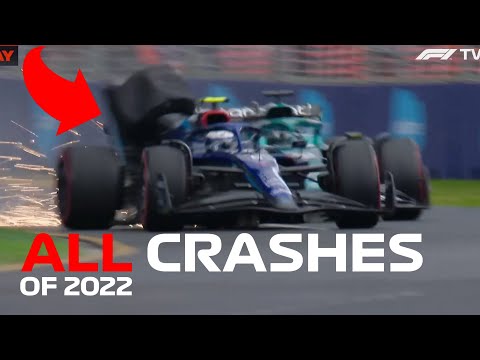 All f1 crashes of 2022