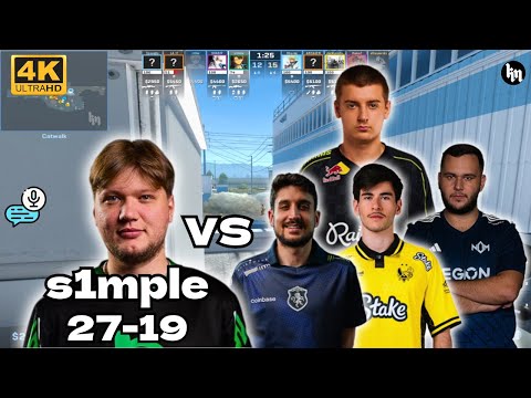 s1mple (27-19) vs flameZ/NertZ/xKacpersky (nuke) | Aug 12, 2025 | CS2 POV/DEMO