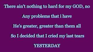 MARY MARY YESTERDAY LYRICS