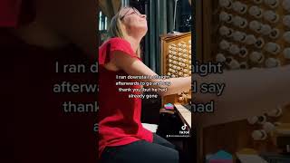 When you’re practising in a Cathedral and a tourist starts singing 😍😭