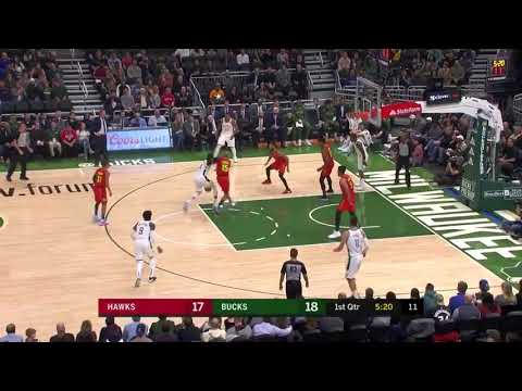 Giannis  Antetokounmpo  bullies Vince Carter out the way and stares him down after the dunk