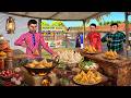 Gaon Mein Chatpata Samosa Wala Village Cooking Street Food Hindi Kahani Moral Stories Comedy Video