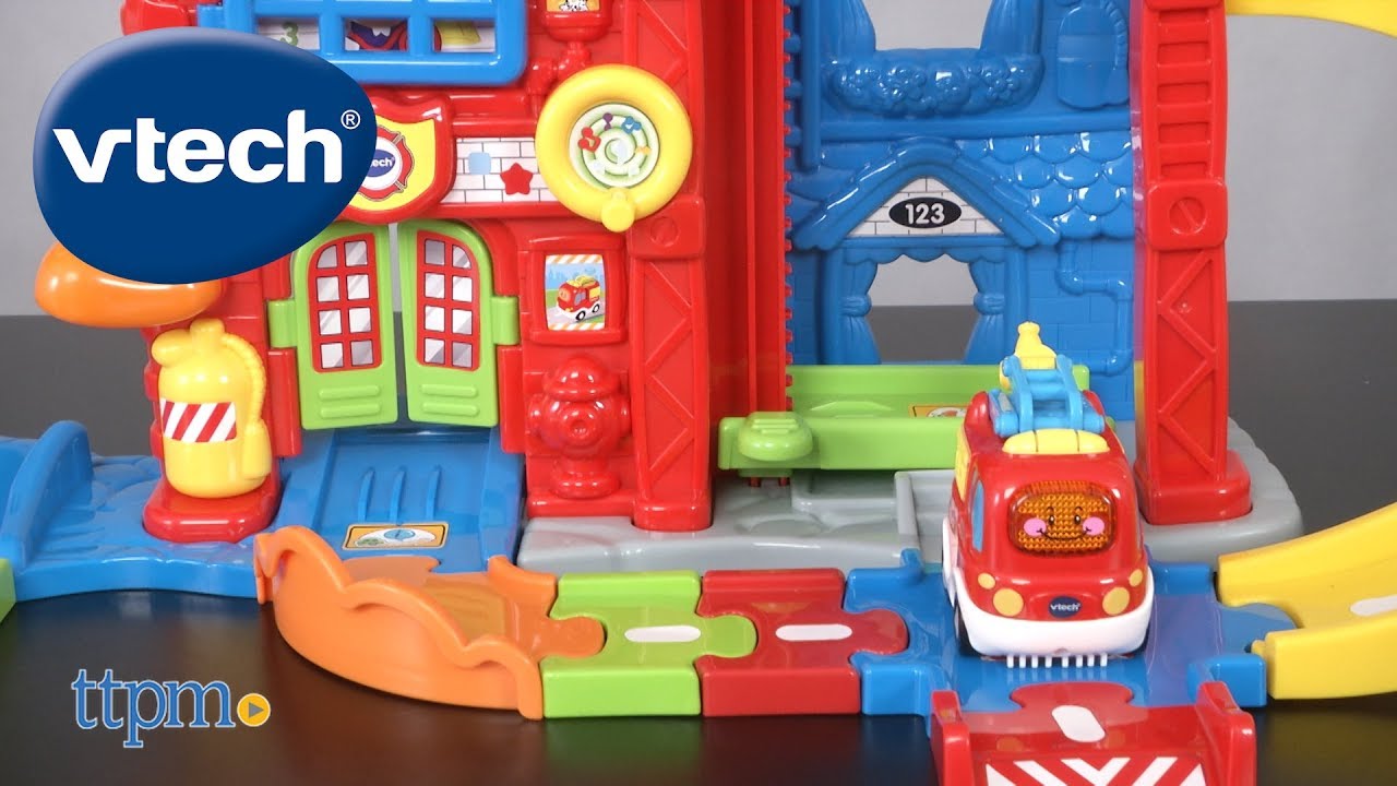 Watch video Go! Go! Smart Wheels Save the Day Fire Station from VTech Now Go! Go! Smart Wheels Save the Day Fire Station from VTech