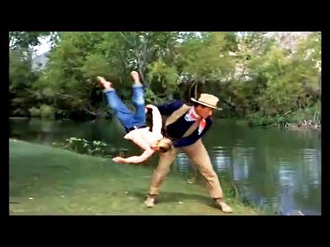 John Wayne's Coolest Scenes #20: Swimming Lesson, "HONDO" (1953)