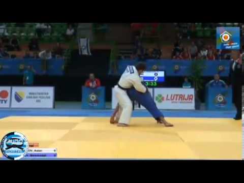 European Judo Championships Juniors Sarajevo 2013 Semifinal -81kg LAPPINAGOV (RUS) - MEHDIYEV (AZE)