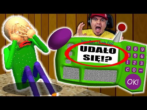 😯 BALDI PŁACZE?! *glitchowanko i cheatowanko* | Baldi's Baiscs Remastered