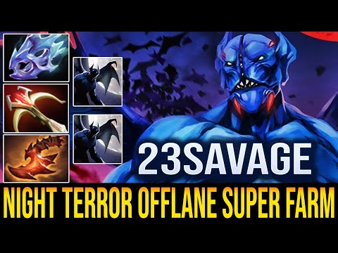 23Savage [Night Stalker] Offlane EPIC Farm with OP Hero |Dota 2 Pro Highlights
