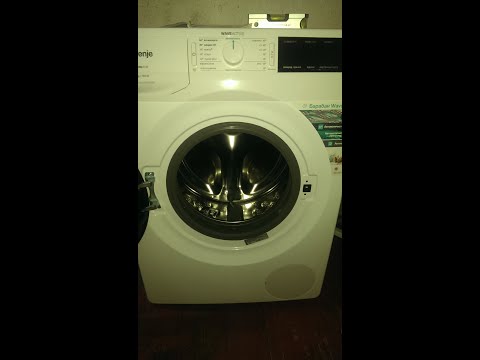 Распаковка стиральной машинки GORENJE W3E71S3
