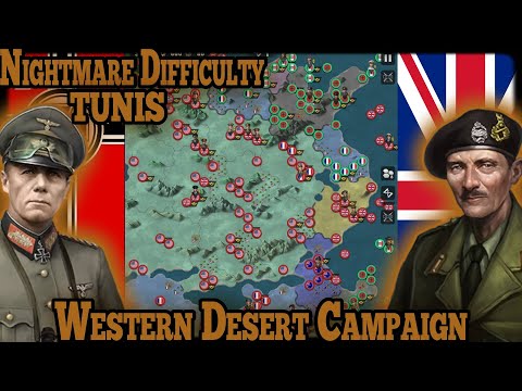 TUNIS NIGHTMARE WESTERN DESERT CAMPAIGN! F2P German & Italian Generals Only