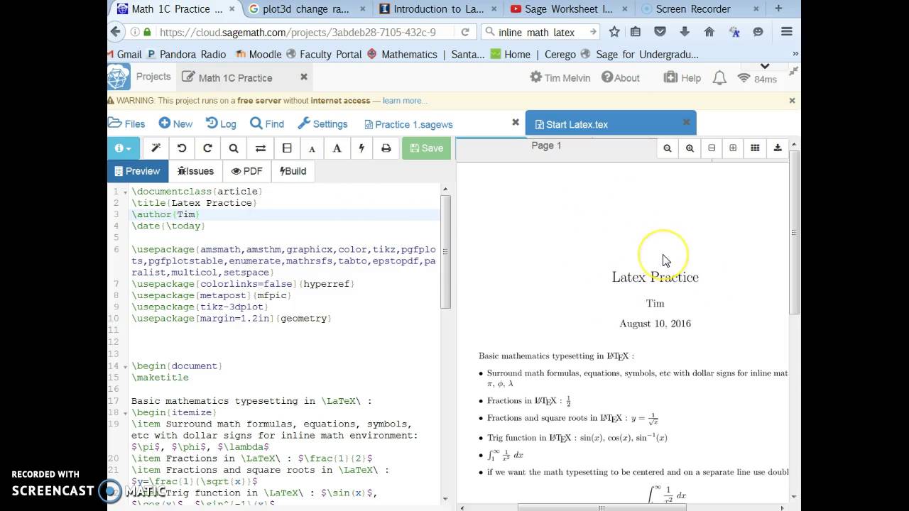 LaTeX: Getting Started