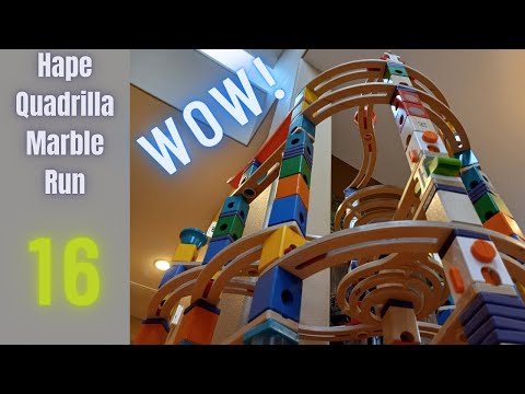 Hape Quadrilla Marble Run 16 - Symmetry!
