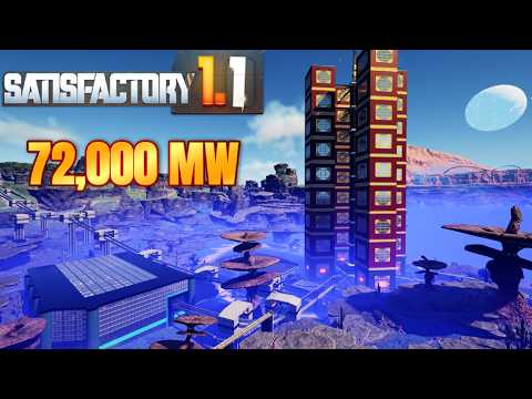 300 Oil = 72,000 MW - Rocket Fuel Power - New Satisfactory 1.1 Playthrough