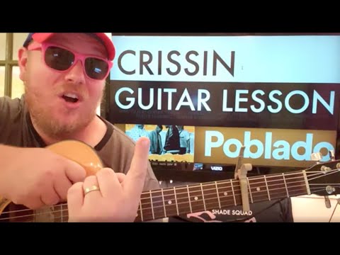 How To Play Poblado Guitar Crissin Totoy el Frio // easy guitar tutorial beginner lesson easy chords