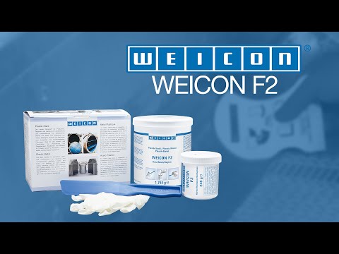 Металлополимер WEICON F2 с алюминиевым наполнением видео