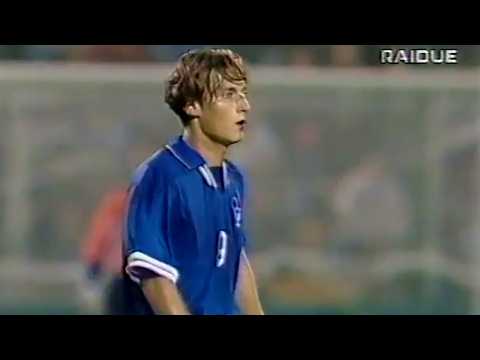 Francesco Totti vs England (10.10.1997) Excellent Performance