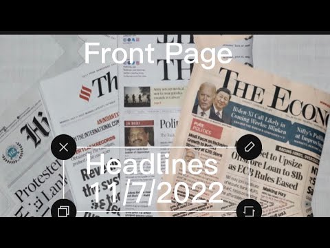 English Newspaper Headlines - 11/7/2022