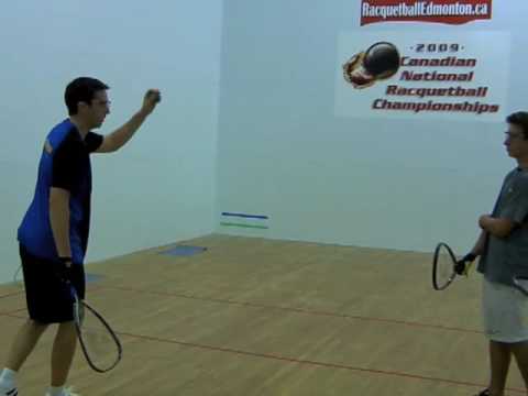 Racquetball Practice Program: Backhand Kill Shot