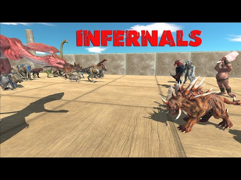 INFERNALS VS EVERY FACTION - Animal Revolt Battle Simulator