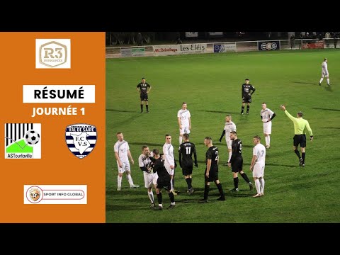 RÉGIONAL 3  : AS TOURLAVILLE   - FC VAL DE SAIRE (2-1)