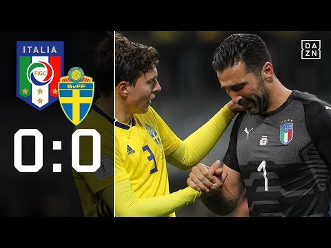 Sensation! Italien verpasst die WM: Italien - Schweden 0:0 | Highlights | WM-Quali | DAZN