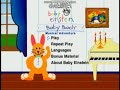 Baby Einstein Baby Bach Musical Adventure 2004 DVD Menu