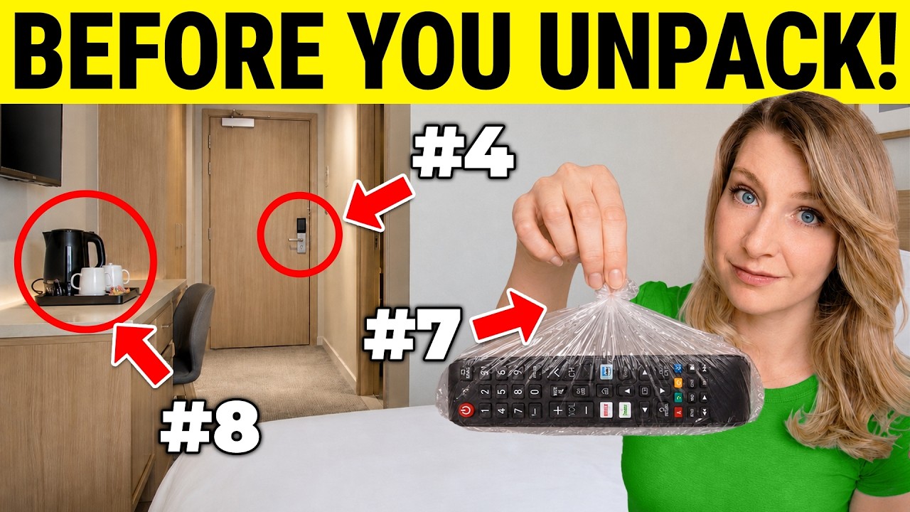 Do These 10 Things in Your Hotel Room Before You Even Unpack!