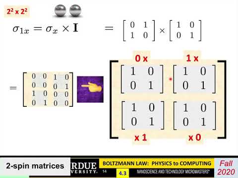 ECE Purdue Boltzmann Law Physics to Computers L4.3: Quantum Boltzmann Law - Spin-Spin Interactions