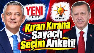 Sayaçlı Seçim Anketi Ak Parti Mi? Yeni Parti Mi? | Süpriz Sonuç!