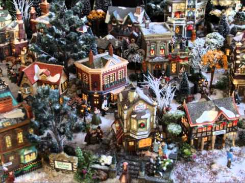 comment construire un village de noel miniature