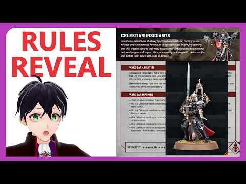 Celestian Insidiants Rules Revealed! How good is the NEW Adepta Sororitas unit