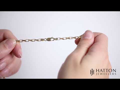 9ct Yellow Gold Diamond-cut Belcher Chain - 3.3mm - 16" - 30"