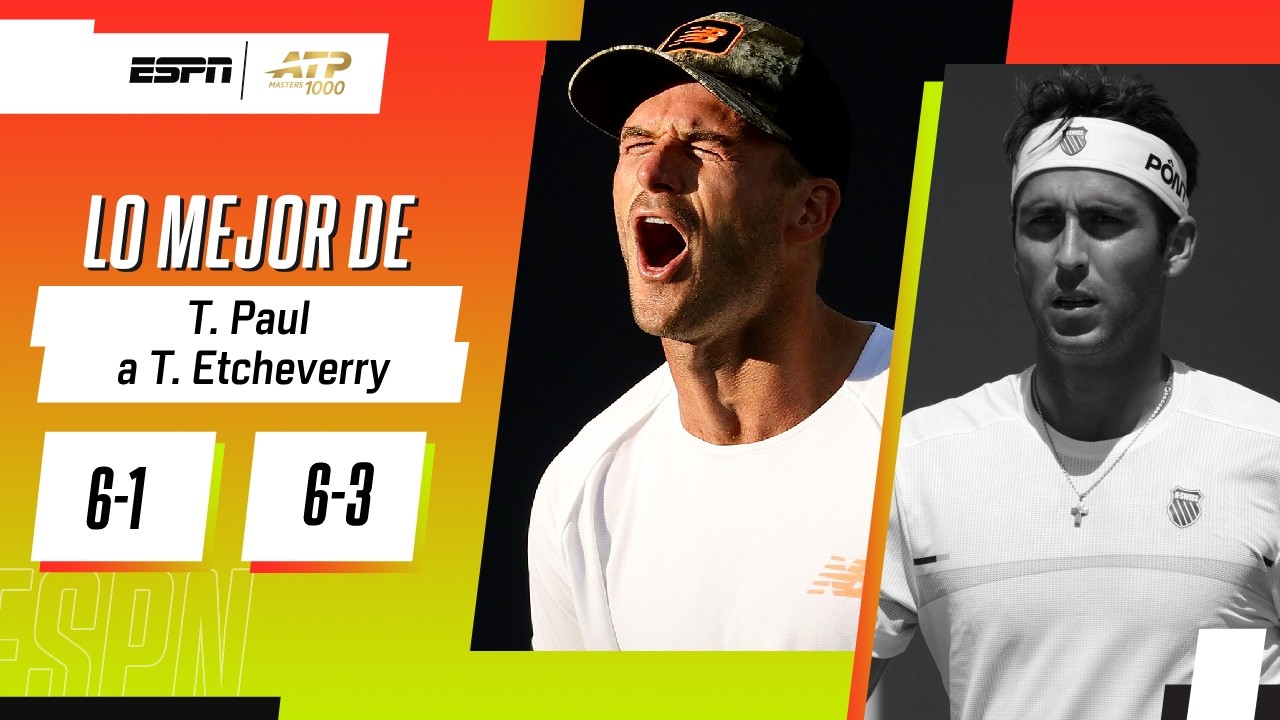 TOMÁS ETCHVERRY SE DESPIDIÓ DEL ABIERTO DE MIAMI TRAS CAER EN OCTAVOS CON TOMMY PAUL | RESUMEN