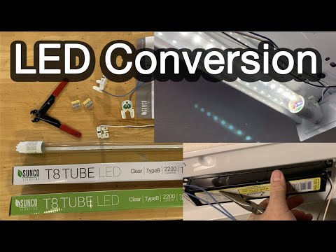 LED Conversion for T8 Tube Bulbs Ballast Bypass Single Ended - Sunco type