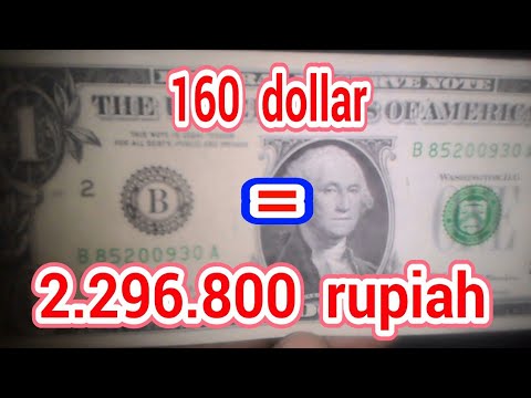 160 Dollar Berapa Rupiah