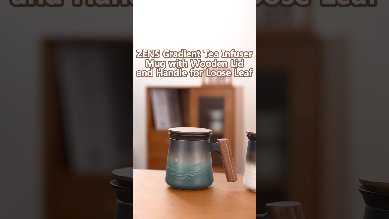 ZENS Tea infuser mug#loose leaf tea steeping#tea infuser cup #tea strainers#tealovers#Christmas gift