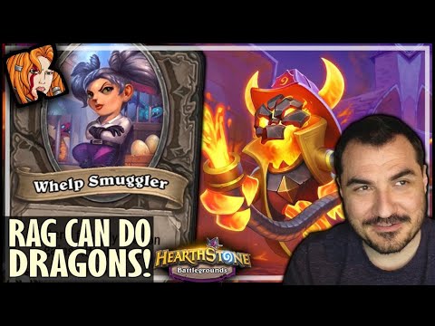 RAG CAN PLAY DRAGONS NOW! - Hearthstone Battlegrounds