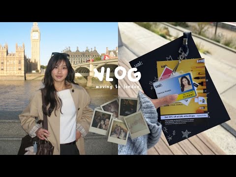 my first week of fashion school | moving to london 🇬🇧