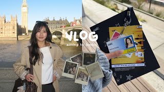 my first week of fashion school | moving to london 🇬🇧
