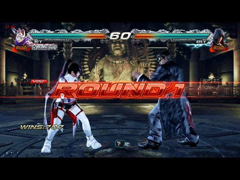 410_4 Kunimitsu vs Jin Kazama - Tekken 7 ( Uchiha x24 ) PC sin Grafica