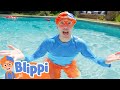 Blippi Takes Swimming Lessons Blippi Learn Colors And Science