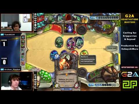 G2A Hearthstone Masters: Firebat vs tom60229 (02.12.2014)