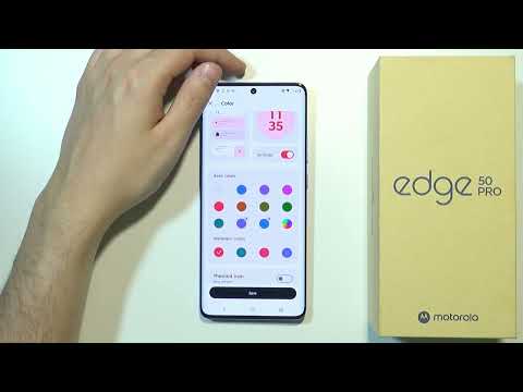 How to Change System Colors on Motorola Edge 50 Pro