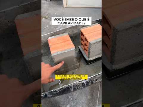 Capilaridade na Obra #engenharia #construção #impermeabilização Créditos: @aditivesuaobra3453