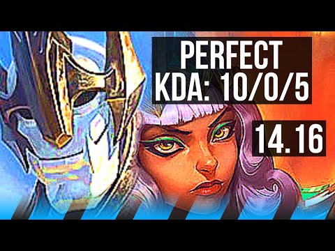 GALIO vs QIYANA (MID) | 10/0/5, Legendary, 600+ games | EUW Master | 14.16