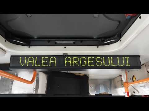 Anuntul vizual de tip Flip Dot din troleibuzul Ikarus 415T 5284