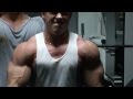 Young Bodybuilder Shoulders workout and posing 2 weeks out from junior nationals