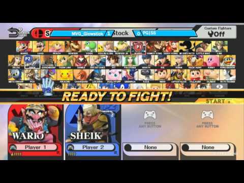 FD2 Smash 4: PG|SS (Sheik) vs Wafty (Wario) Winners Quarters