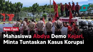 Mahasiswa Abdya Demo Kejaksaan Negeri, Minta Tuntaskan Kasus Korupsi | Opsi.id