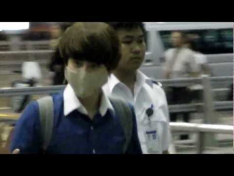120524 Kyuhyun @ Suvarnabhumi airport back to Korea